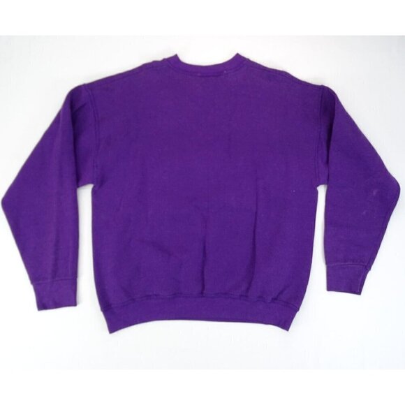 Vintage Disney Mickey‎ Co Mouse Crewneck Sweatshirt USA Size L Purple - Picture 6 of 9